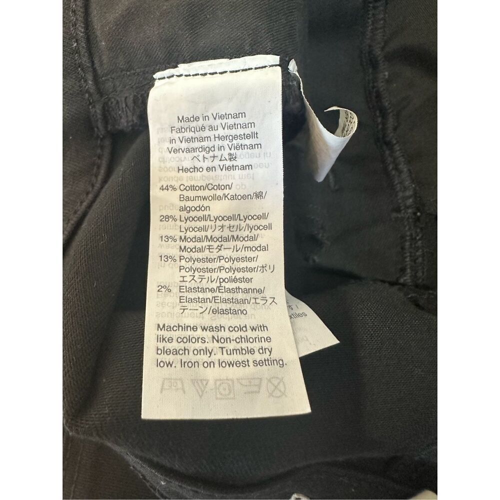 Madewell women’s 9” midrise black skinny jeans size 26T.  #28-1803 - Picture 4 of 5